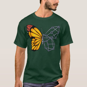 Camiseta Cyborg Monarch Butterfly Cyber-Estética