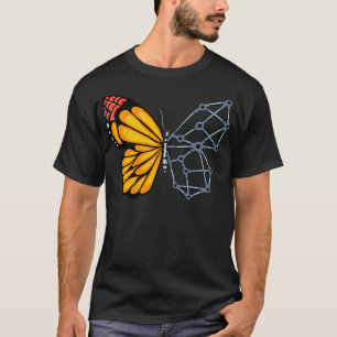 Camiseta Cyborg Monarch Butterfly Cyber-Estética