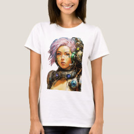 Camiseta Cyborg post-apocalíptico