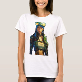 Camiseta Cyborg post-apocalíptico