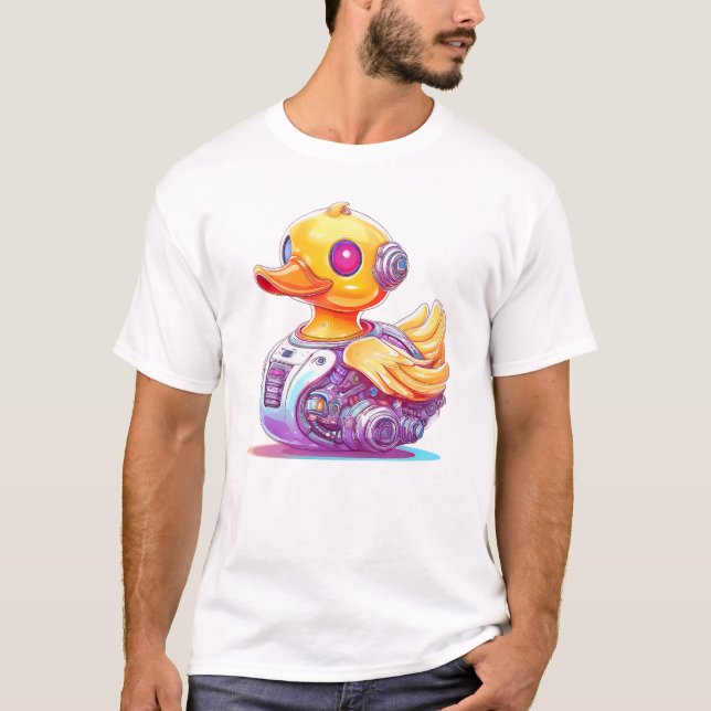 Camiseta Cyborg Rubber Duck (Anverso)