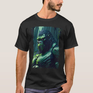 Camiseta Cyborg Silverback Gorilla - Gráfico