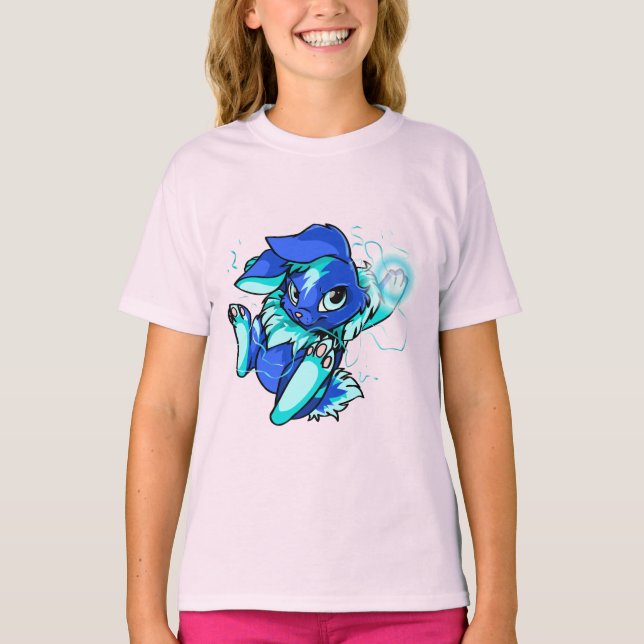 Camiseta Cybunny amarillo con estrellas (Anverso)