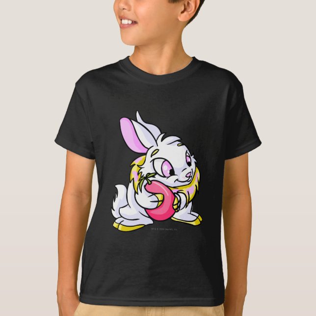 Camiseta Cybunny amarillo que abraza Negg (Anverso)