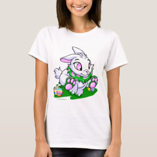 Camiseta Cybunny verde que compite con a través de neggs