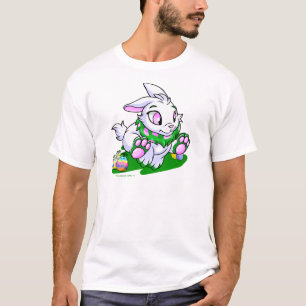 Camiseta Cybunny verde que compite con a través de neggs