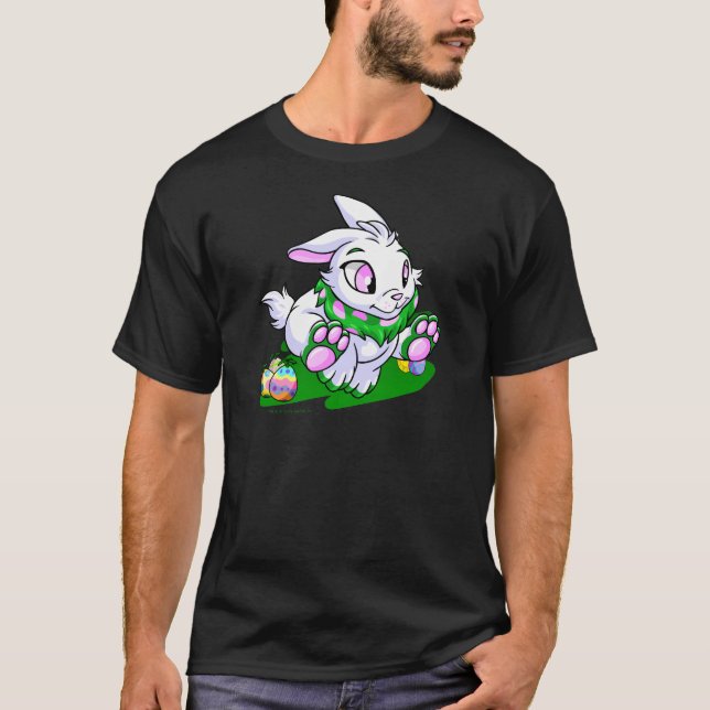 Camiseta Cybunny verde que compite con a través de neggs (Anverso)
