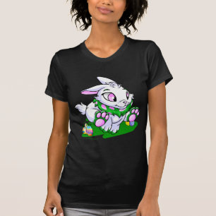 Camiseta Cybunny verde que compite con a través de neggs