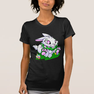 Camiseta Cybunny verde que compite con a través de neggs