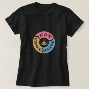 Camiseta Cycle Eat Sleep Yoga