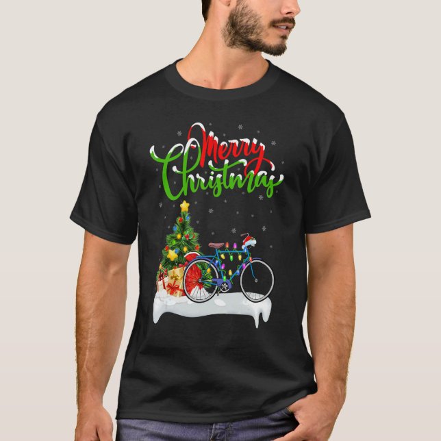 Camiseta Cycle   Xmas Decorations Santa Cycle Christmas (Anverso)