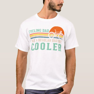Camiseta Cycling Dad Funny Bicycle Avers Vintage Sun