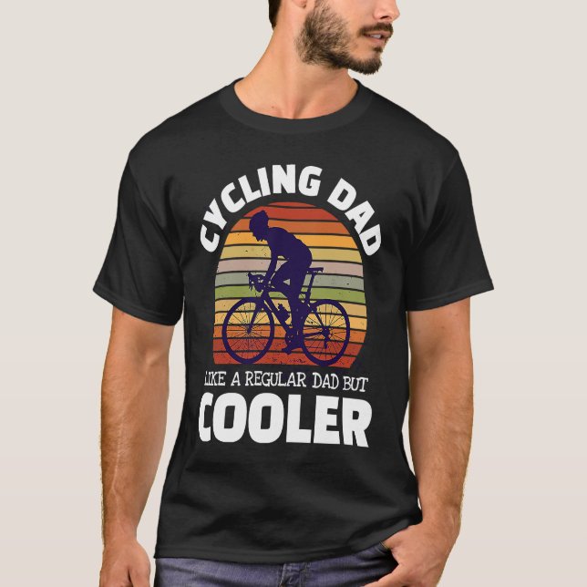 Camiseta Cycling Dad Like A Regular Dad But Cooler For Moun (Anverso)