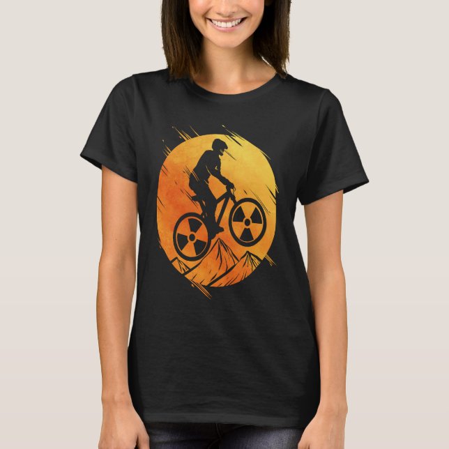 Camiseta Cyclist mountain bike for bike tour bike (Anverso)