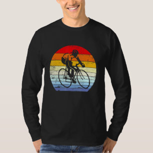 Camiseta Cyclist Retro Sunset Vintage Style Road Carreras T