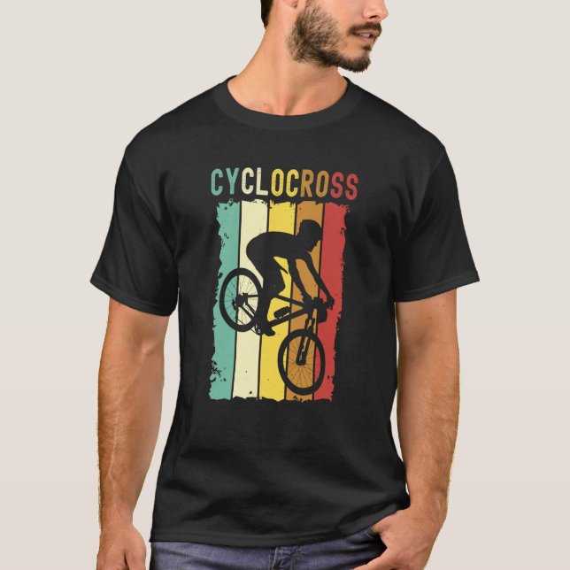 Camiseta Cyclocross With Cyclocross Bicycle (Anverso)