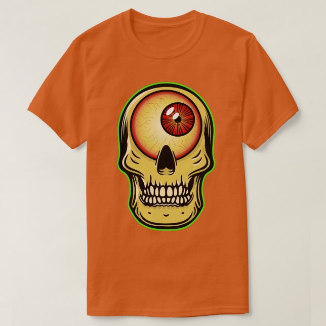 Camiseta Cyclops Skull (Diseño del anverso)