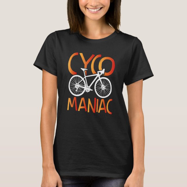 Camiseta Cyco Maniac Mountain Trail Touring Bike Bicy (Anverso)