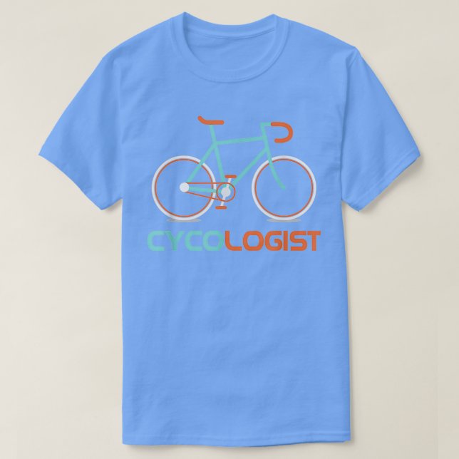 Camiseta Cycologist Cycling Bicycle Cyclist Road Bike Triat (Diseño del anverso)