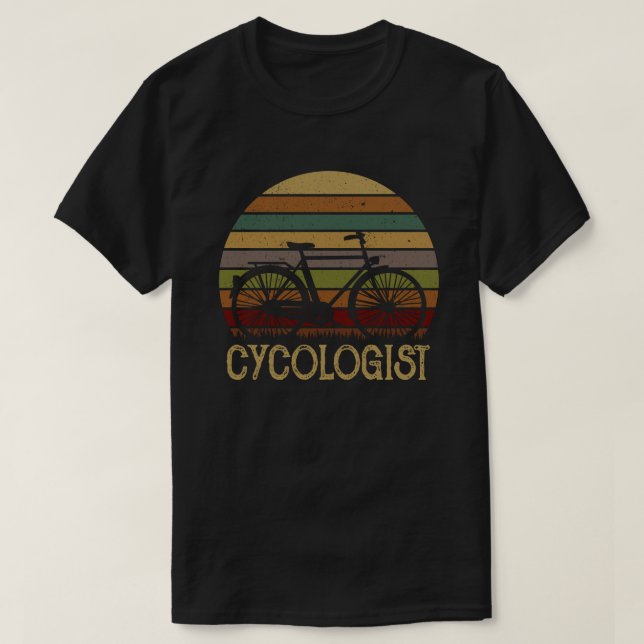 Camiseta Cycologist Funny Bicicleta Bicicleta Ciclismo Love (Diseño del anverso)