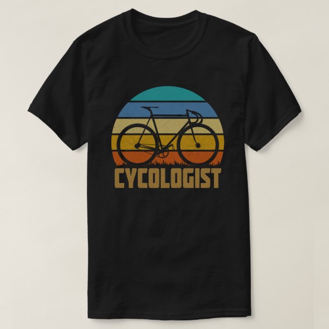 Camiseta Cycologist Funny Bicicleta Bicicleta Ciclismo Love (Diseño del anverso)