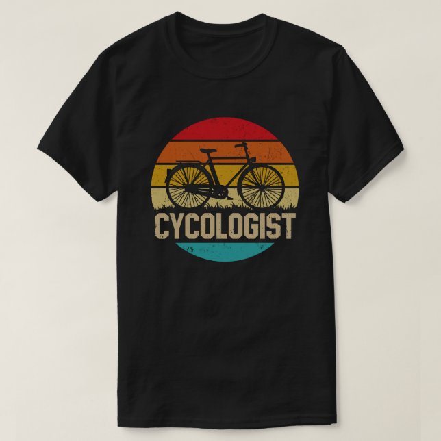 Camiseta Cycologist Funny Bicicleta Bicicleta Ciclismo Love (Diseño del anverso)