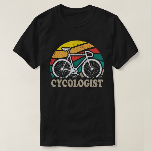 Camiseta Cycologist Funny Bicicleta Bicicleta Ciclismo Love (Diseño del anverso)