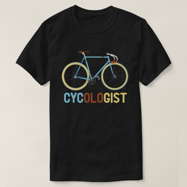 Camiseta Cycologist Funny Bicicleta Bicicleta Ciclismo Love (Diseño del anverso)
