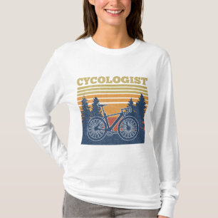 Camiseta Cycologist Funny Biking Gige MTB Bicicleta Montaña