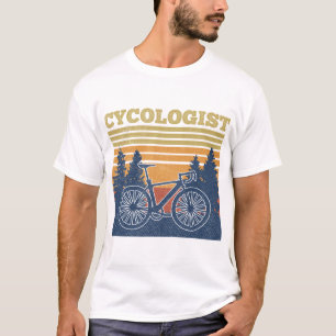 Camiseta Cycologist Funny Biking Gige MTB Bicicleta Montaña