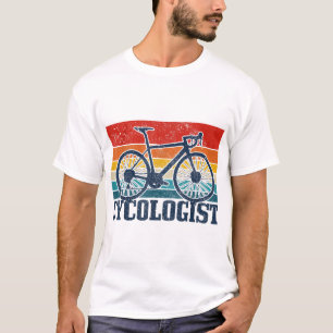 Camiseta Cycologist Vintage Bicicleta Carreras divertida Cy