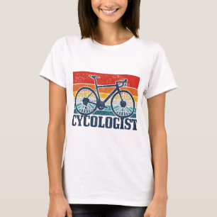 Camiseta Cycologist Vintage Bicicleta Carreras divertida Cy
