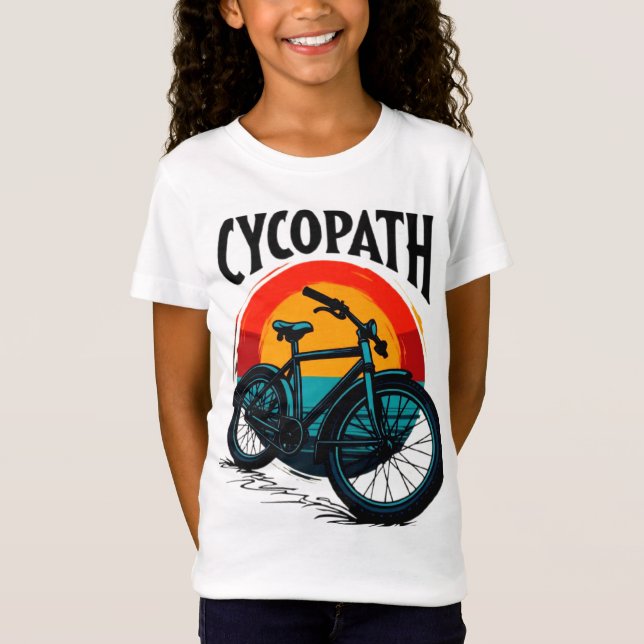 Camiseta Cycopath: Bicicleta energética con té gráfico al a (Anverso)