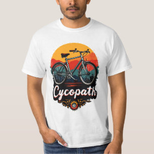 Camiseta Cycopath: Bicicleta energética y gráfico de puesta