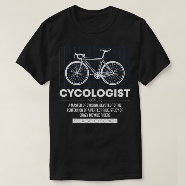 Camiseta Cycopath Definition Nouicycle Bicycle Sport (Diseño del anverso)
