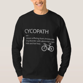 Camiseta Cycopath Funny Bicicleta Ciclista Pun Cita Humor