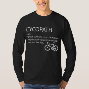 Camiseta Cycopath Funny Bicicleta Ciclista Pun Cita Humor