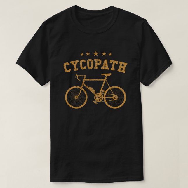 Camiseta Cycopath Funny Cyclst Cyclist Humft (Diseño del anverso)