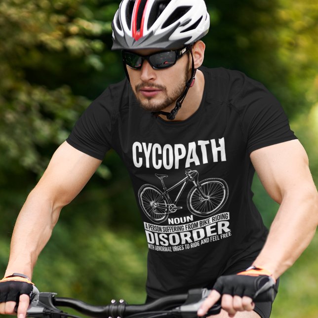 Camiseta Cycopath, Funny Gift for Cycling (Subido por el creador)