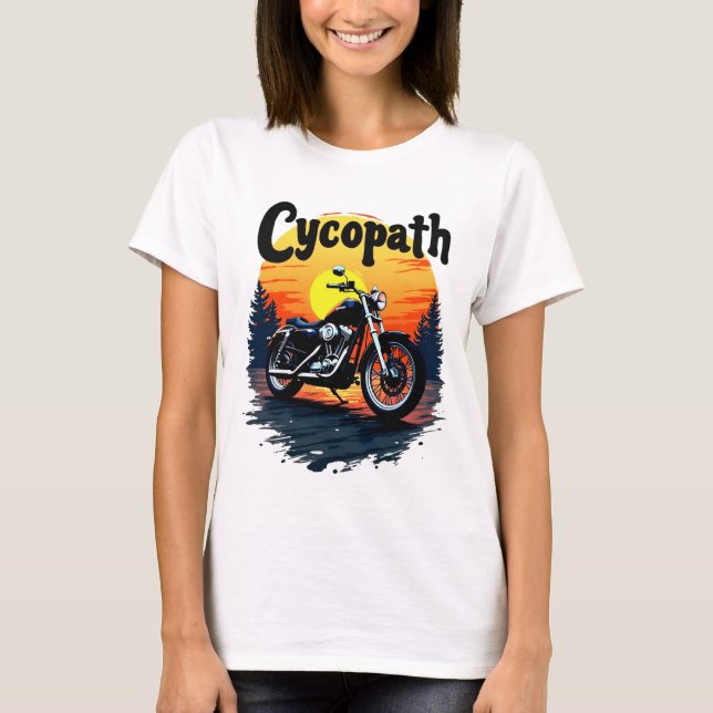 Camiseta Cycopath Greatest Biker Tee con gráfico de puesta  (Anverso)