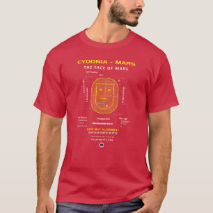 Camiseta Cydonia-Marte: La cara