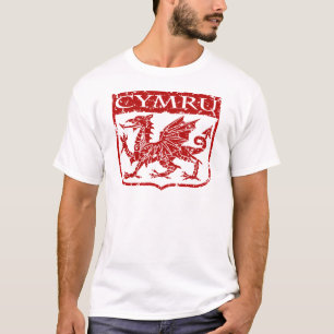 Camiseta Cymru - Gales - Vintage