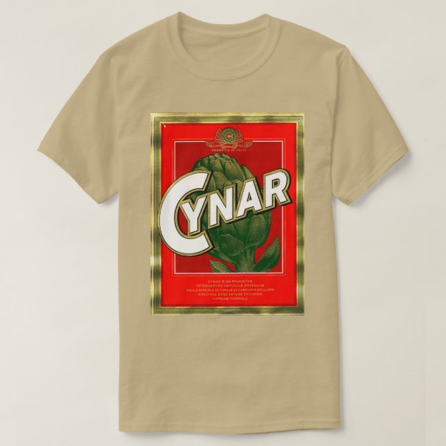 Camiseta Cynar Vintage (Diseño del anverso)
