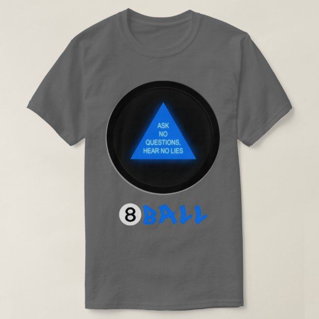 Camiseta Cynical Magic 8 ball (Diseño del anverso)