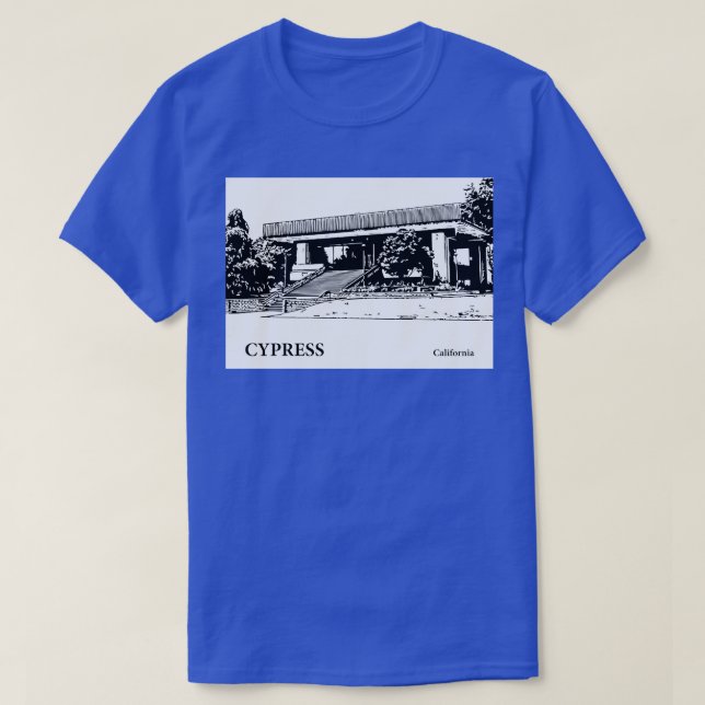 Camiseta Cypress California TShirt 2 (Diseño del anverso)