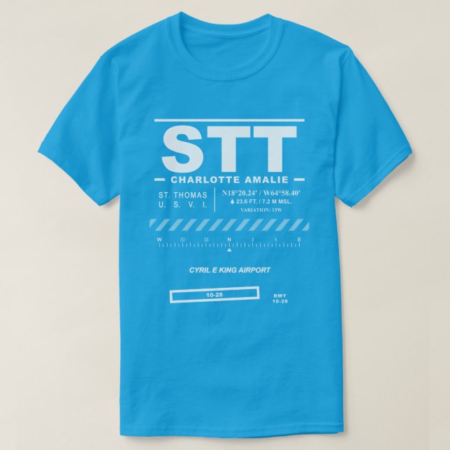 Camiseta Cyril E. King Airport STT-Shirt (Diseño del anverso)