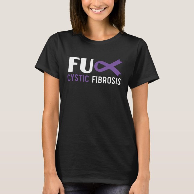 Camiseta Cystic Fibrosis Warrior Cystic Fibrosis Awareness  (Anverso)