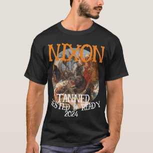 Camiseta CZAR Bronceado Descansado & BLANCO NIXON 2032 Pres