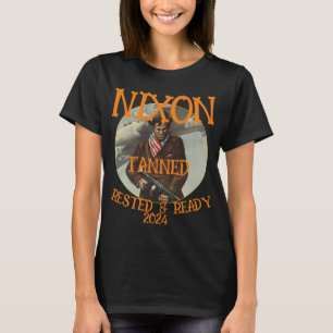 Camiseta CZAR Bronceado Descansado y Listo NIXON 2028 Presi