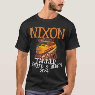Camiseta CZAR Bronceado Descansado y Listo NIXON 2032 Presi